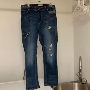 Eloquii distressed jeans